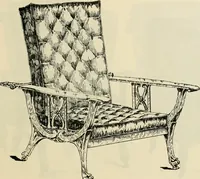 An illustration from Upholstered furniture for the parlor, hall, library, reception room, hotels, stores, club rooms, etc. / Streit and Schmit. (1897)