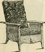 An illustration from Upholstered furniture for the parlor, hall, library, reception room, hotels, stores, club rooms, etc. / Streit and Schmit. (1897)
