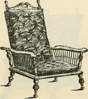 An illustration from Upholstered furniture for the parlor, hall, library, reception room, hotels, stores, club rooms, etc. / Streit and Schmit. (1897)
