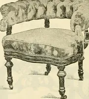 An illustration from Upholstered furniture for the parlor, hall, library, reception room, hotels, stores, club rooms, etc. / Streit and Schmit. (1897)