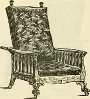 An illustration from Upholstered furniture for the parlor, hall, library, reception room, hotels, stores, club rooms, etc. / Streit and Schmit. (1897)