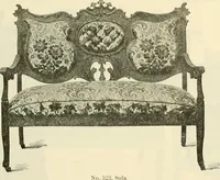 An illustration from Upholstered furniture for the parlor, hall, library, reception room, hotels, stores, club rooms, etc. / Streit and Schmit. (1897)