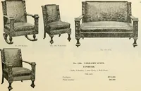 An illustration from Upholstered furniture for the parlor, hall, library, reception room, hotels, stores, club rooms, etc. / Streit and Schmit. (1897)
