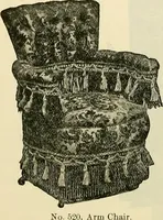 An illustration from Upholstered furniture for the parlor, hall, library, reception room, hotels, stores, club rooms, etc. / Streit and Schmit. (1897)