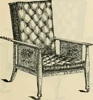 An illustration from Upholstered furniture for the parlor, hall, library, reception room, hotels, stores, club rooms, etc. / Streit and Schmit. (1897)