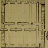 An illustration from Upholstery, with numerous engravings and diagrams; (1904)