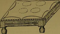 An illustration from Upholstery, with numerous engravings and diagrams; (1904)