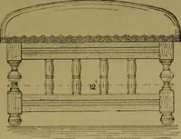 An illustration from Upholstery, with numerous engravings and diagrams; (1904)