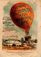 An illustration from Up went O'Connor on his wedding day a new comic song (1897)