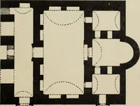An illustration from Ursprung der christlichen Kirchenkunst, neue Tatsachen und Grundsätze der Kunstforschung, erörtert von Josef Strzygowski. Deutsche, vermehrte Originalausgabe (1920)