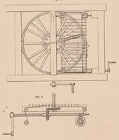 An illustration from Dorr - Cloth Shearing Machine, US Patent 46X of 1792 (1792)