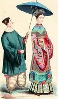 An illustration from Usi e costumi sociali, politici e religiosi di tutti i popoli del mondo : da documenti autentici e dai viaggi migliori e più recenti (1844)