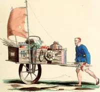 An illustration from Usi e costumi sociali, politici e religiosi di tutti i popoli del mondo : da documenti autentici e dai viaggi migliori e più recenti (1844)