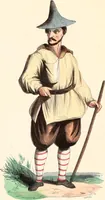 An illustration from Usi e costumi sociali, politici e religiosi di tutti i popoli del mondo : da documenti autentici e dai viaggi migliori e più recenti (1844)