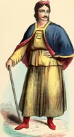 An illustration from Usi e costumi sociali, politici e religiosi di tutti i popoli del mondo : da documenti autentici e dai viaggi migliori e più recenti (1844)