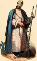 An illustration from Usi e costumi sociali, politici e religiosi di tutti i popoli del mondo : da documenti autentici e dai viaggi migliori e più recenti (1844)