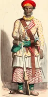 An illustration from Usi e costumi sociali, politici e religiosi di tutti i popoli del mondo : da documenti autentici e dai viaggi migliori e più recenti (1844)