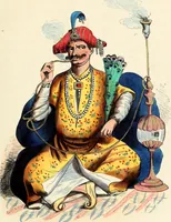 An illustration from Usi e costumi sociali, politici e religiosi di tutti i popoli del mondo : da documenti autentici e dai viaggi migliori e più recenti (1844)
