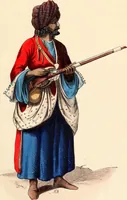 An illustration from Usi e costumi sociali, politici e religiosi di tutti i popoli del mondo : da documenti autentici e dai viaggi migliori e più recenti (1844)