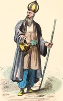 An illustration from Usi e costumi sociali, politici e religiosi di tutti i popoli del mondo : da documenti autentici e dai viaggi migliori e più recenti (1844)