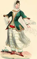 An illustration from Usi e costumi sociali, politici e religiosi di tutti i popoli del mondo : da documenti autentici e dai viaggi migliori e più recenti (1844)