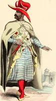 An illustration from Usi e costumi sociali, politici e religiosi di tutti i popoli del mondo : da documenti autentici e dai viaggi migliori e più recenti (1844)