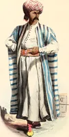 An illustration from Usi e costumi sociali, politici e religiosi di tutti i popoli del mondo : da documenti autentici e dai viaggi migliori e più recenti (1844)