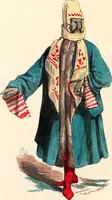 An illustration from Usi e costumi sociali, politici e religiosi di tutti i popoli del mondo : da documenti autentici e dai viaggi migliori e più recenti (1844)