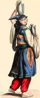 An illustration from Usi e costumi sociali, politici e religiosi di tutti i popoli del mondo : da documenti autentici e dai viaggi migliori e più recenti (1844)