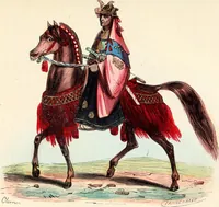 An illustration from Usi e costumi sociali, politici e religiosi di tutti i popoli del mondo : da documenti autentici e dai viaggi migliori e più recenti (1844)