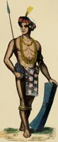 An illustration from Usi e costumi sociali, politici e religiosi di tutti i popoli del mondo : da documenti autentici e dai viaggi migliori e più recenti (1844)