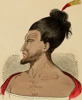 An illustration from Usi e costumi sociali, politici e religiosi di tutti i popoli del mondo : da documenti autentici e dai viaggi migliori e più recenti (1844)