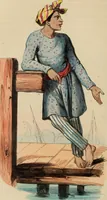 An illustration from Usi e costumi sociali, politici e religiosi di tutti i popoli del mondo : da documenti autentici e dai viaggi migliori e più recenti (1844)