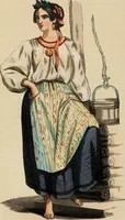 Picture 11 of 77 from Usi e costumi sociali, politici e religiosi di tutti i popoli del mondo : da documenti autentici e dai viaggi migliori e più recenti (1844), leaf 129