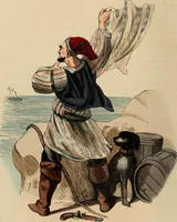 Picture 14 of 77 from Usi e costumi sociali, politici e religiosi di tutti i popoli del mondo : da documenti autentici e dai viaggi migliori e più recenti (1844), leaf 175