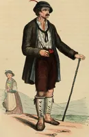 An illustration from Usi e costumi sociali, politici e religiosi di tutti i popoli del mondo : da documenti autentici e dai viaggi migliori e più recenti (1844)