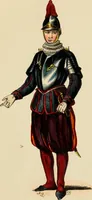 Picture 40 of 77 from Usi e costumi sociali, politici e religiosi di tutti i popoli del mondo : da documenti autentici e dai viaggi migliori e più recenti (1844), leaf 406