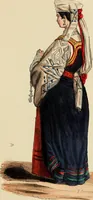 Picture 50 of 77 from Usi e costumi sociali, politici e religiosi di tutti i popoli del mondo : da documenti autentici e dai viaggi migliori e più recenti (1844), leaf 450