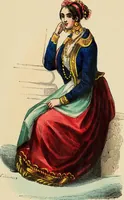 Picture 56 of 77 from Usi e costumi sociali, politici e religiosi di tutti i popoli del mondo : da documenti autentici e dai viaggi migliori e più recenti (1844), leaf 462