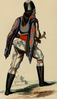 An illustration from Usi e costumi sociali, politici e religiosi di tutti i popoli del mondo : da documenti autentici e dai viaggi migliori e più recenti (1844)
