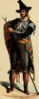 Picture 70 of 77 from Usi e costumi sociali, politici e religiosi di tutti i popoli del mondo : da documenti autentici e dai viaggi migliori e più recenti (1844), leaf 560