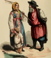 Picture 9 of 77 from Usi e costumi sociali, politici e religiosi di tutti i popoli del mondo : da documenti autentici e dai viaggi migliori e più recenti (1844), leaf 99
