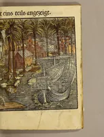 Picture 5 of 14 from Uslegung der Mercarthen oder Cartha marina : darin man sehen mag, wa einer in der Welt sey, vnd wa ein ietlich Land, Wasser vnd Stat gelege[n] ist. Das als in de[m] Büchlin zefinde[n] (1525), leaf 27
