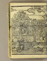 An illustration from Uslegung der Mercarthen oder Cartha marina : darin man sehen mag, wa einer in der Welt sey, vnd wa ein ietlich Land, Wasser vnd Stat gelege[n] ist. Das als in de[m] Büchlin zefinde[n] (1525)