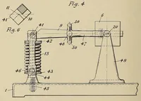 An illustration from U.S. patents covering time keeping mechanisms (1923)