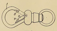 An illustration from U.S. patents covering time keeping mechanisms (1923)