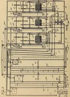 An illustration from U.S. patents covering time keeping mechanisms (1923)