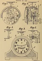 Picture 16 of 20 from U.S. patents covering time keeping mechanisms (1923), leaf 934