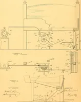 An illustration from U.S. patents covering time keeping mechanisms (1892)
