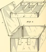 An illustration from U.S. patents covering time keeping mechanisms (1892)